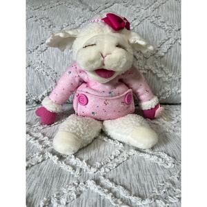 Baby Girl Lamb Chop Plush Hand Puppet 1990 Shari Lewis with Pacifier Pink Target
